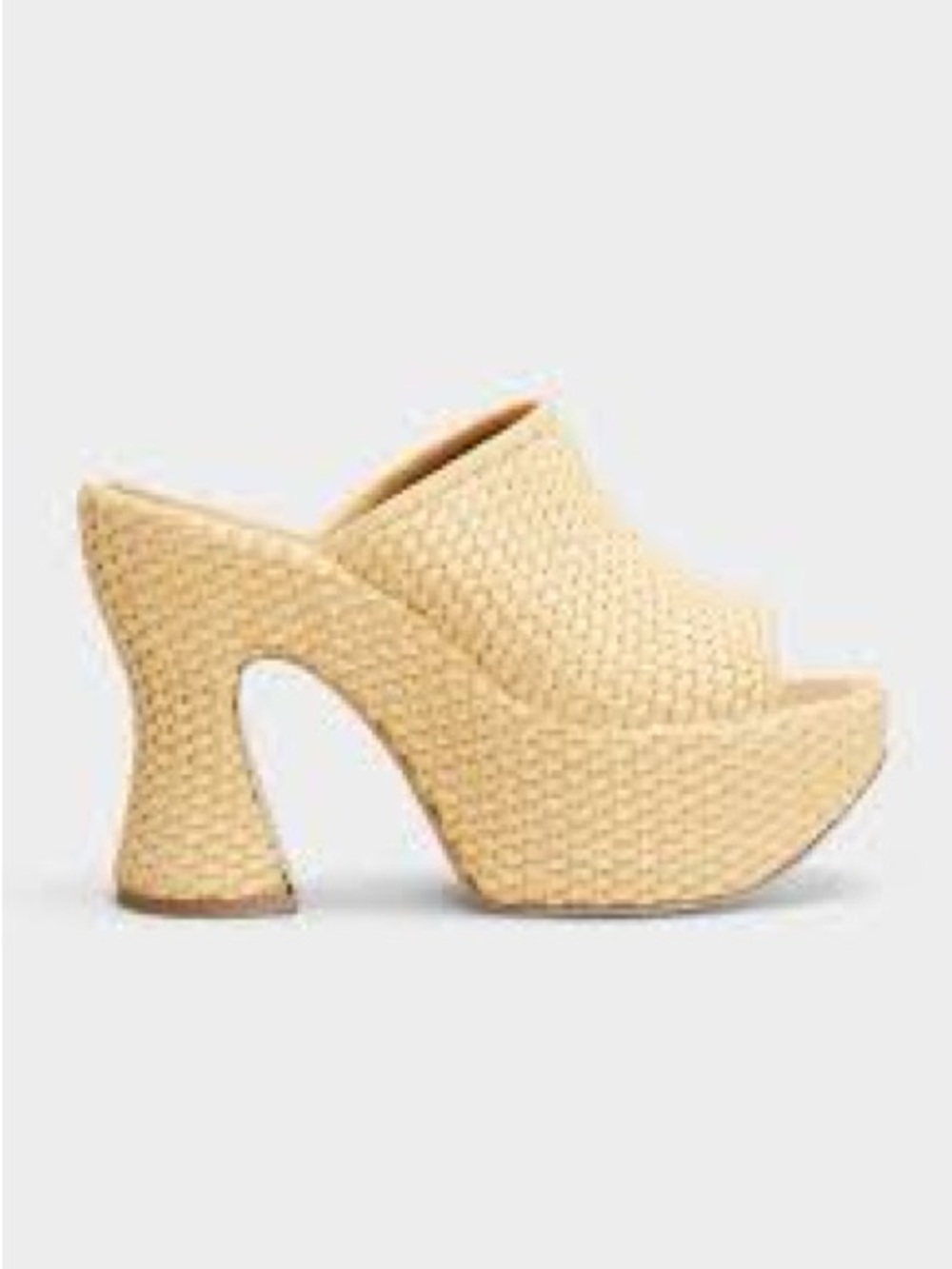 Loewe Natural Woven Platform Mule